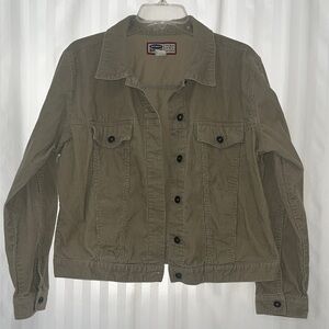 Old Navy Tan/Beige Cotton Corduroy Jacket
